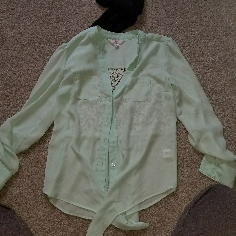 Turquise Blouse